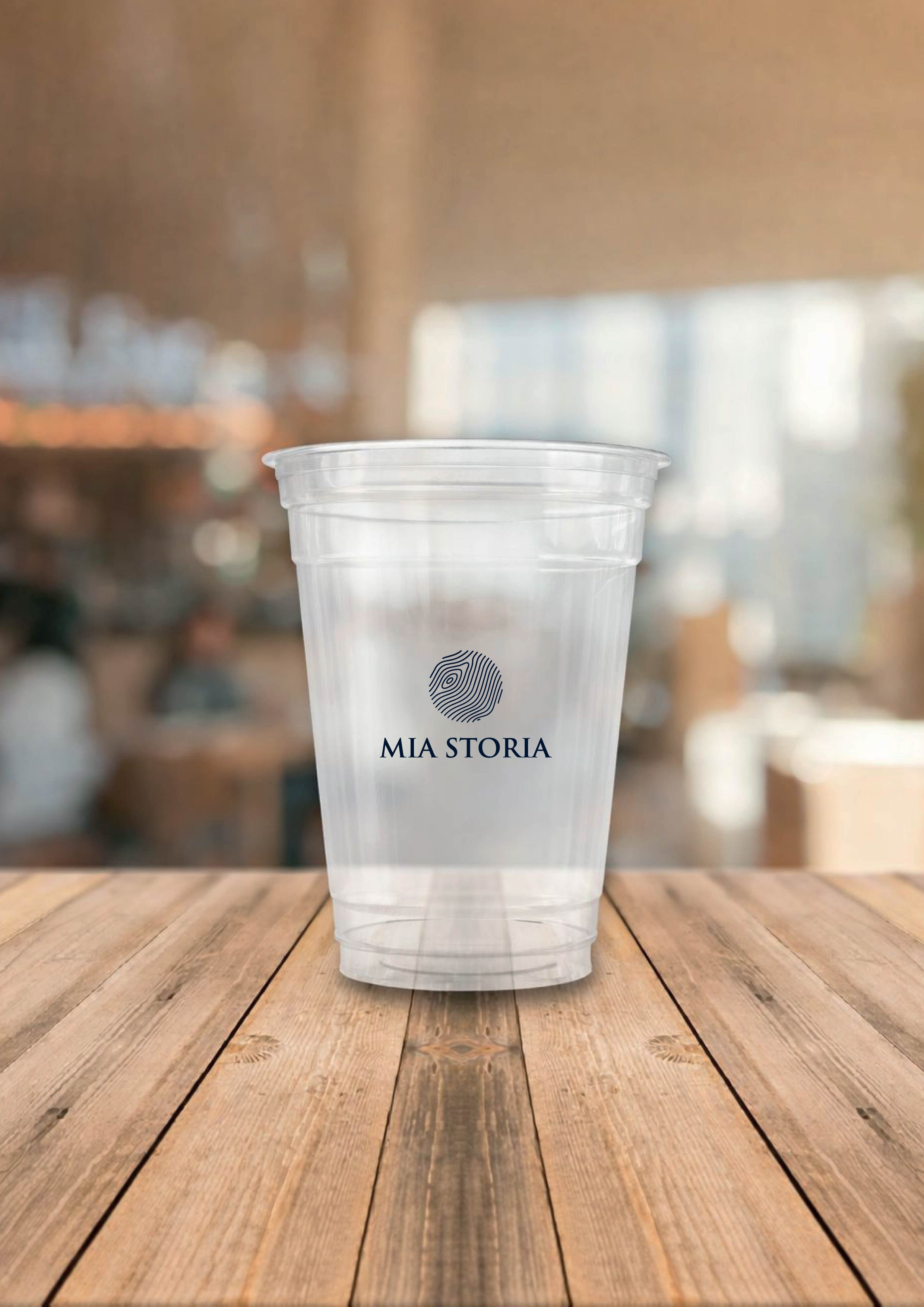 Bedruckter PET-Becher