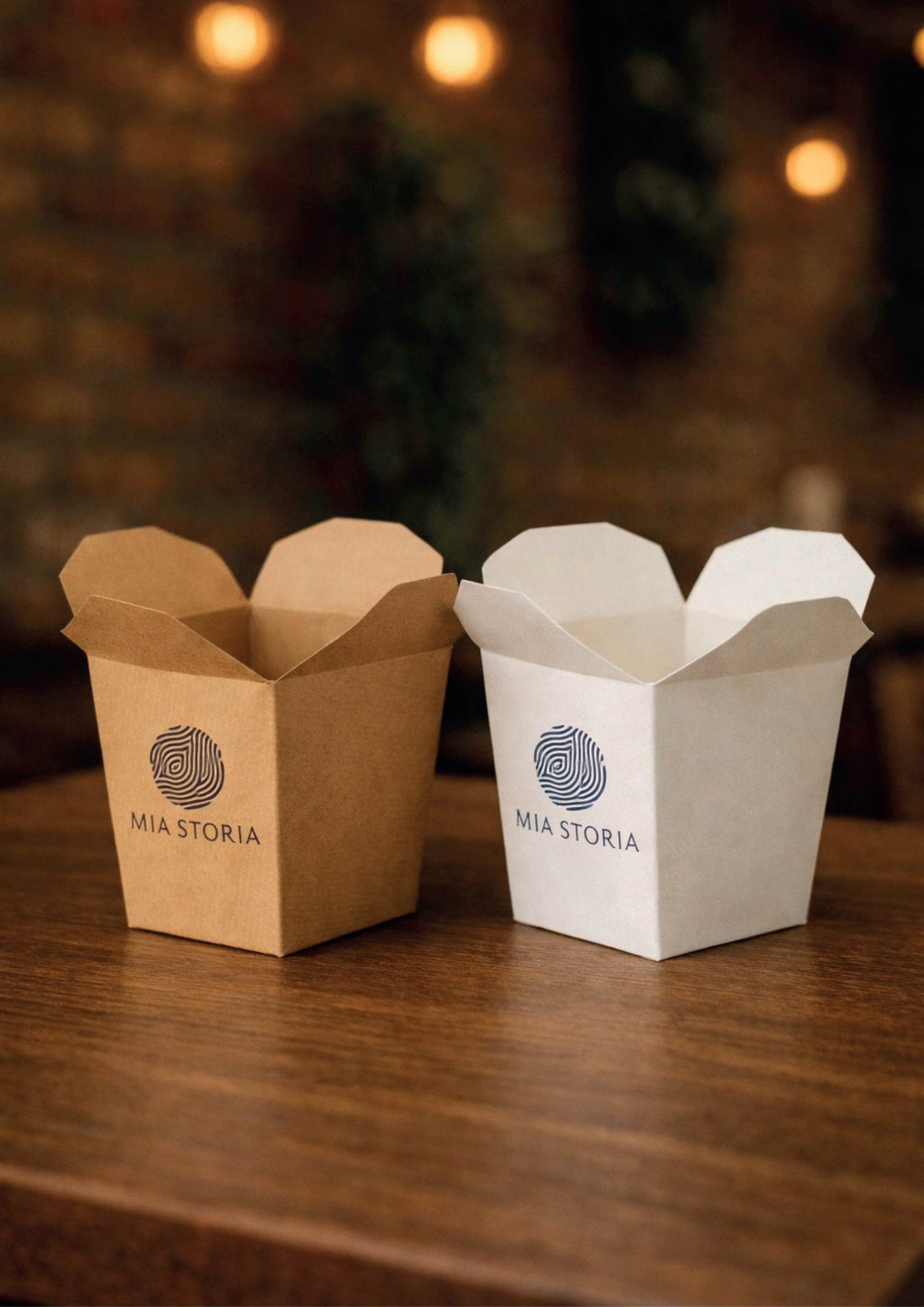 Bedruckte Noodle-Box